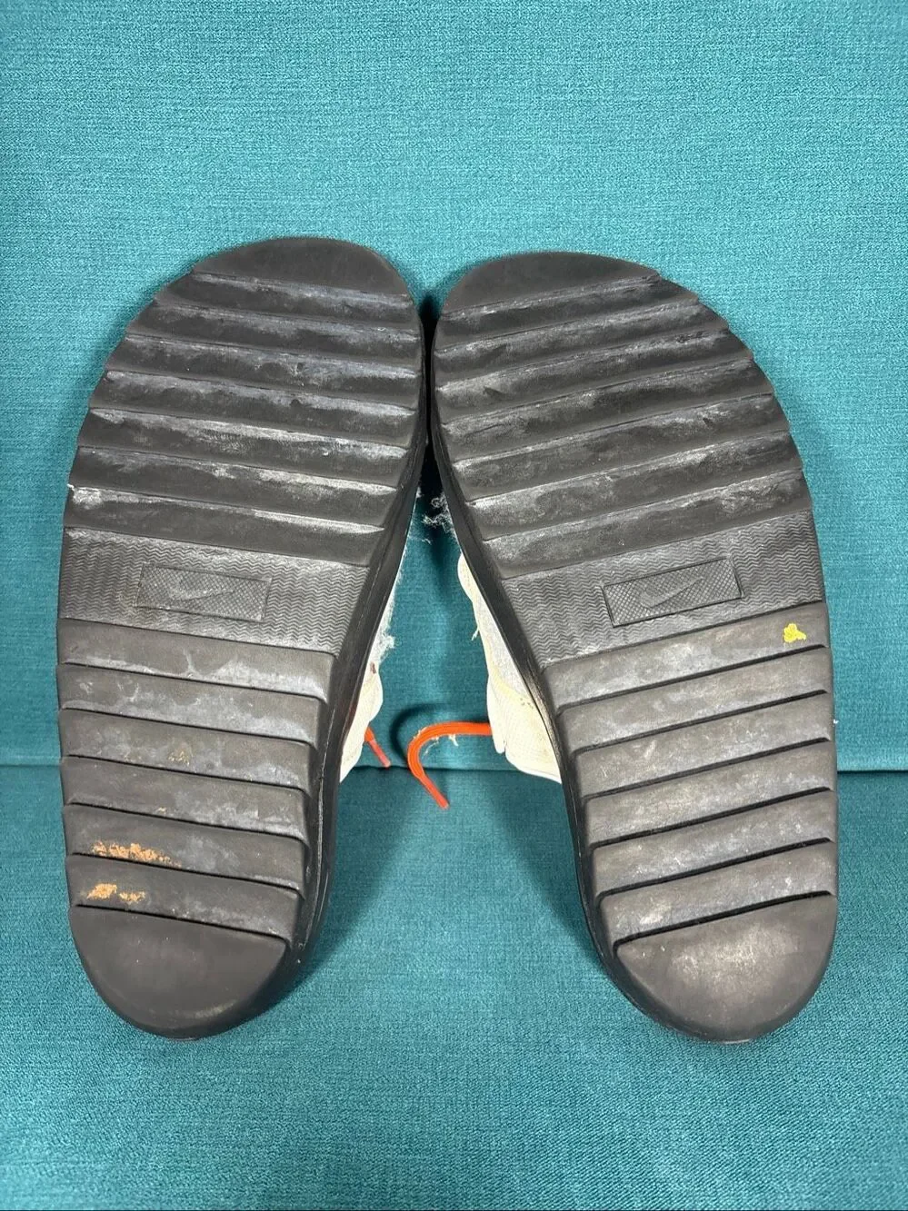 Nike Offline 2.0 Light Bone Orange Laces Mule Slides Mens 11 DJ6229-100